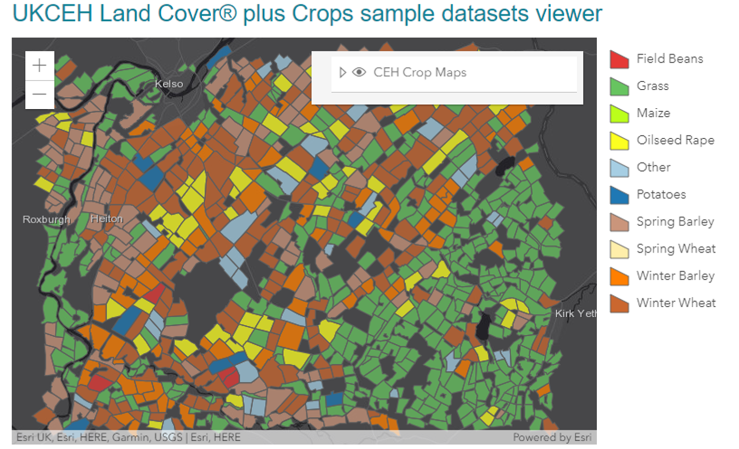 Land cover map 2015