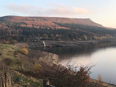Derwent valley reservoirs on 15th November 2018