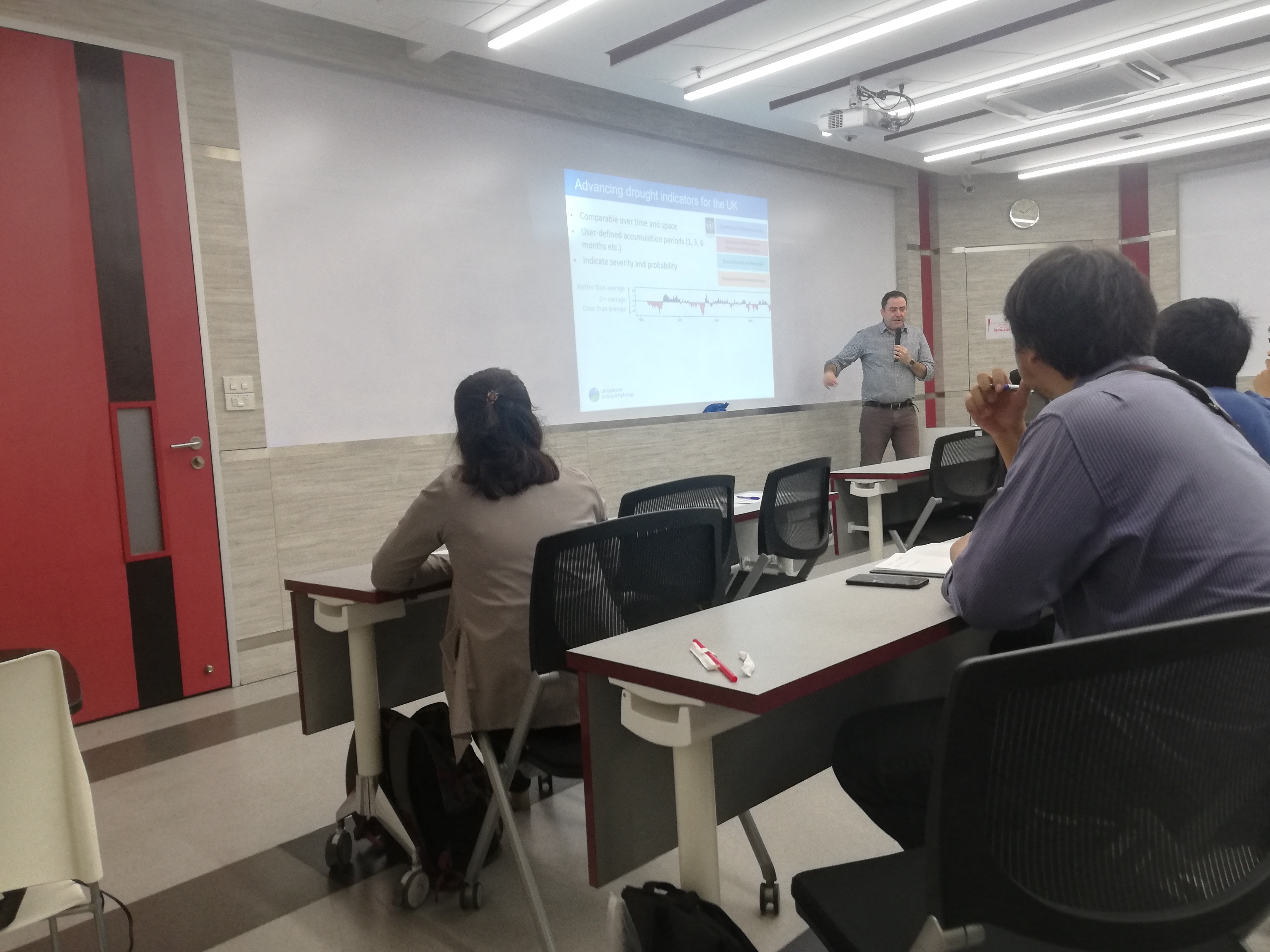 Jamie Hannaford giving guest lecture at Chulalongkorn University 