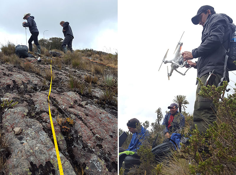 Members of the PARAGUAS team in action