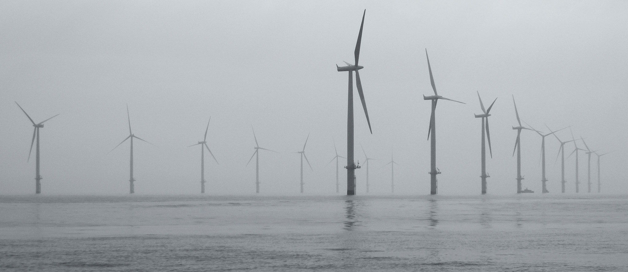Teeside Wind Farm Photo: howzey CC BY-NC-ND-2