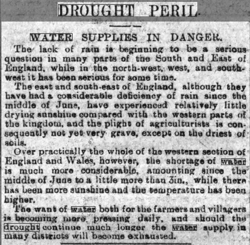 Western Gazette, 18th August 1913, page 2.