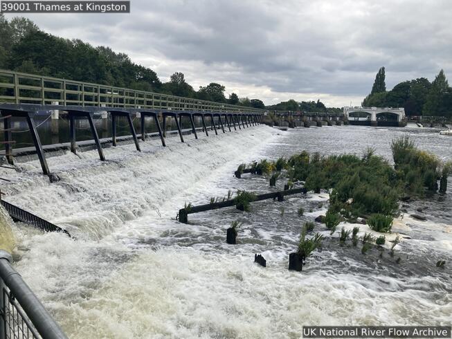 Thames River at Kingston in high flow
