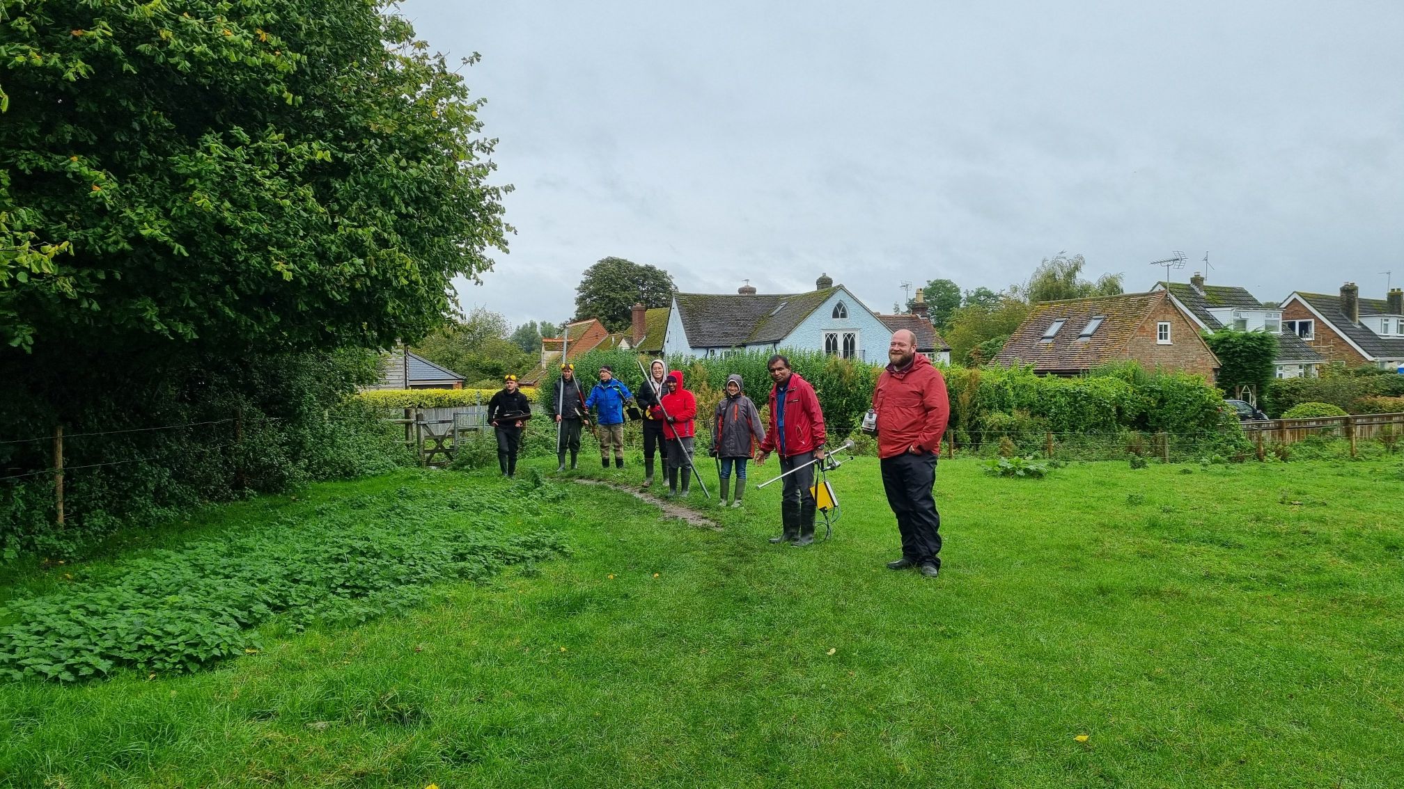 Field site work in Watlington, Oxfordshire Visiting Scientists undertaking field work in Watlington