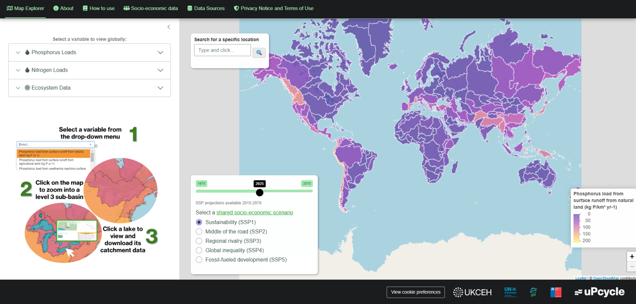 Global Lakes Explorer