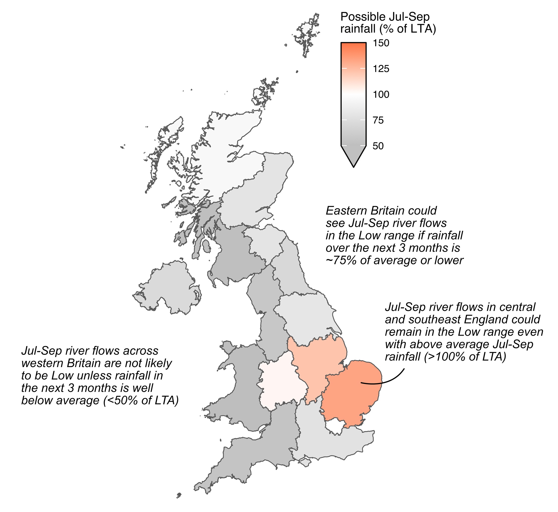 Possible rainfall over summer 2025. Possible rainfall over summer 2025.