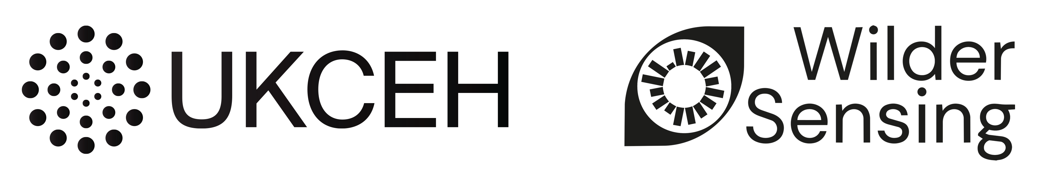 Two black and white logos