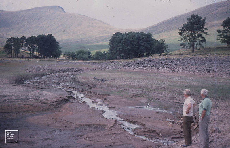 Upper Neuadd Reservoir. 1976. Photo: Mary Gillham Archive Project CC BY 2.0.j