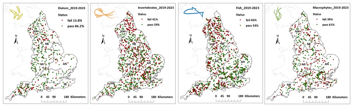 River biodiversity audit figures