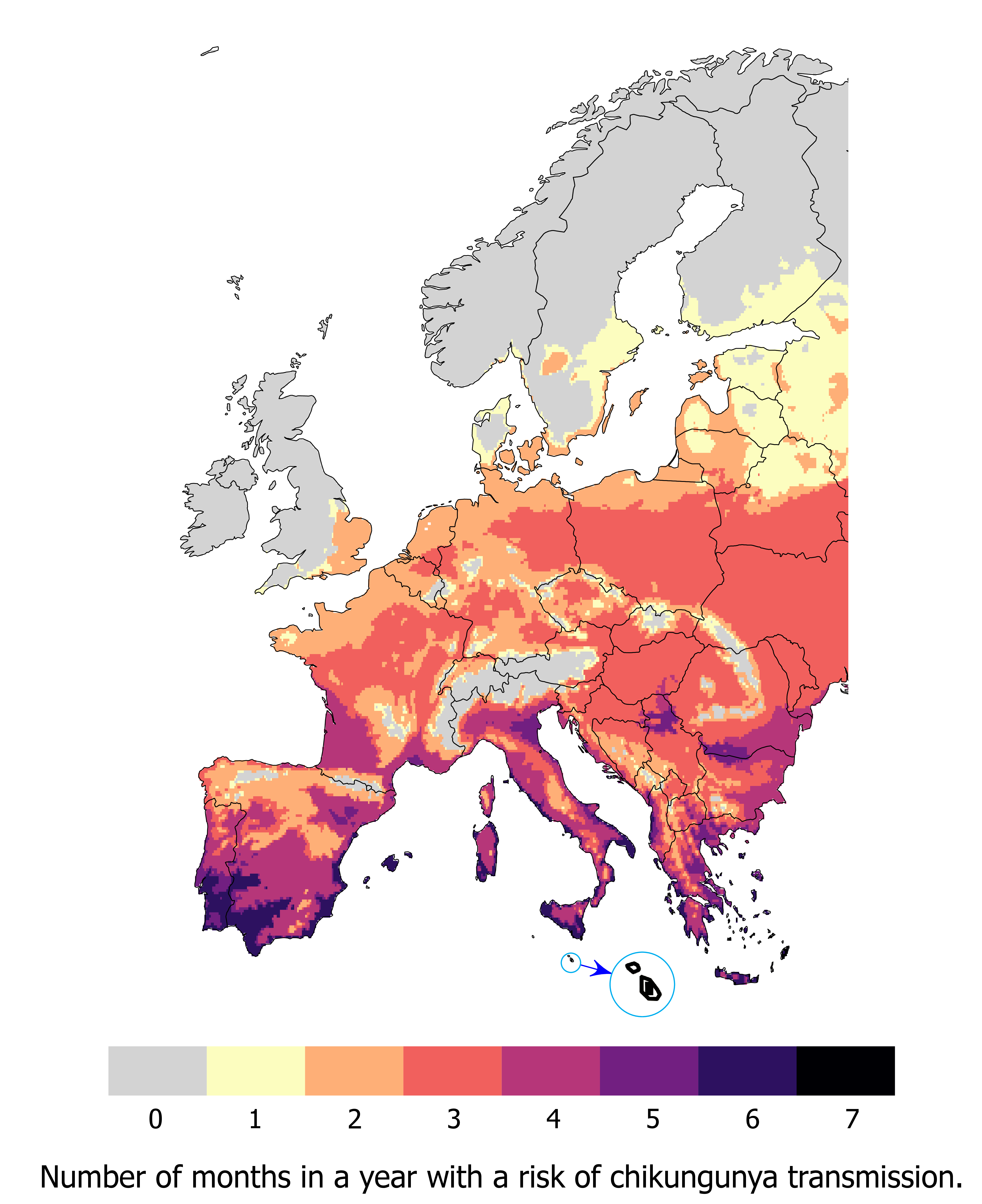 Chikungunya risk map
