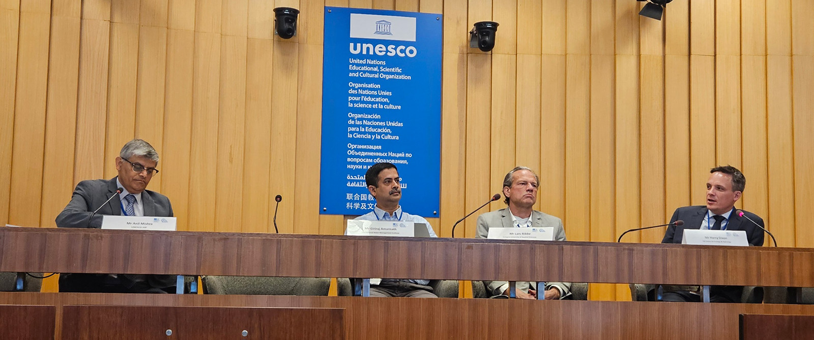 Panel sitting in a conference