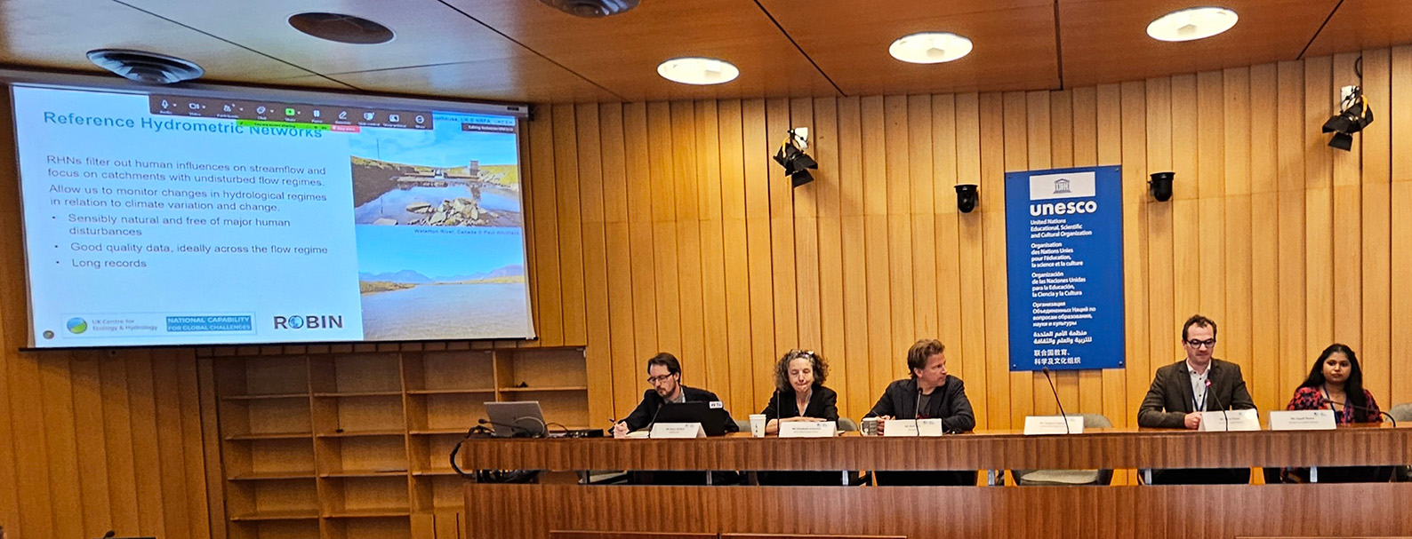 Panel sitting in a conference