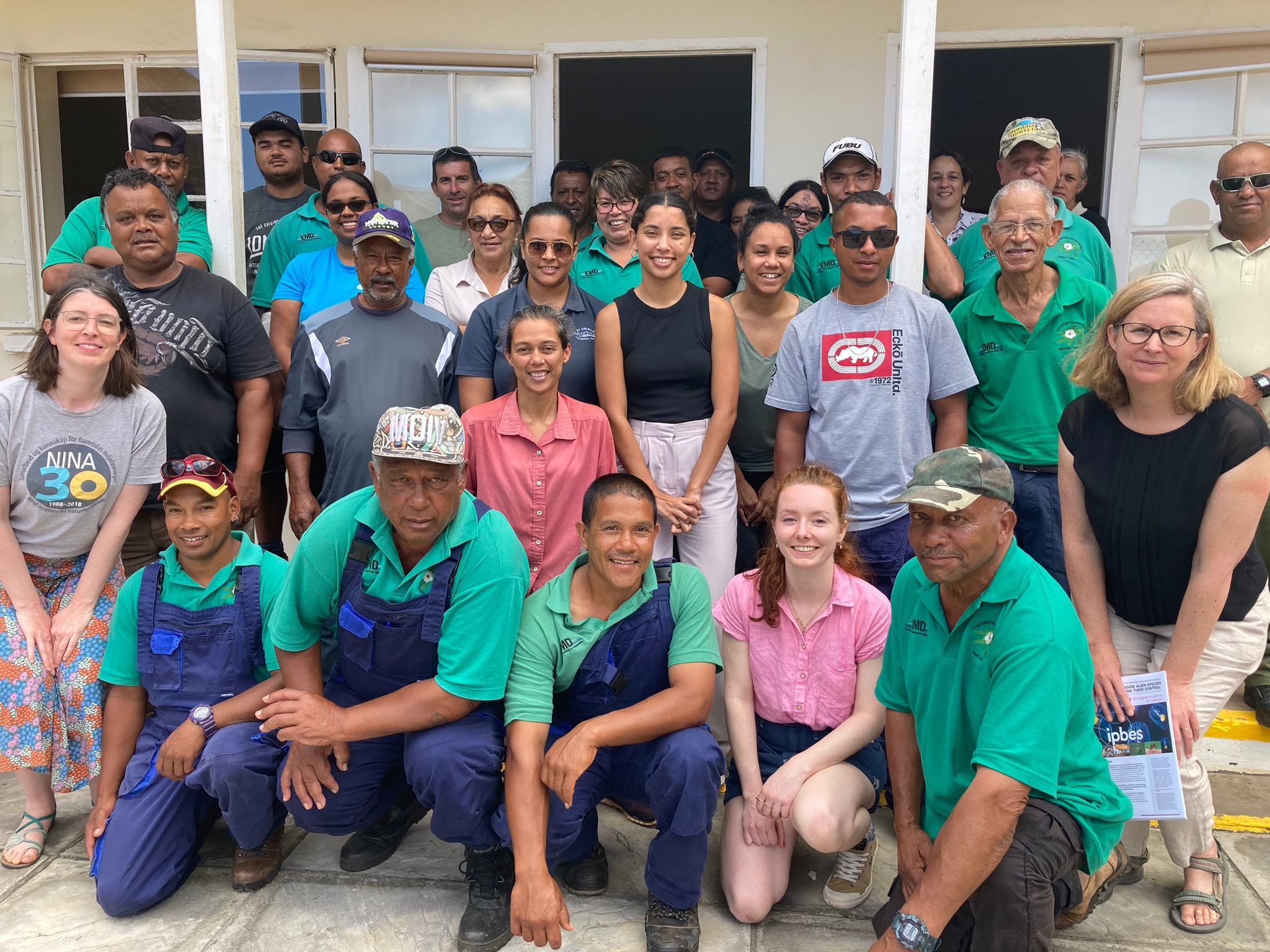 St Helena invasive non-native species workshop participants