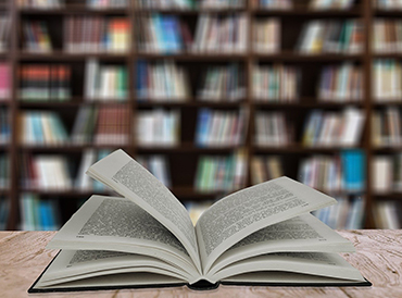 Library book Library book opened