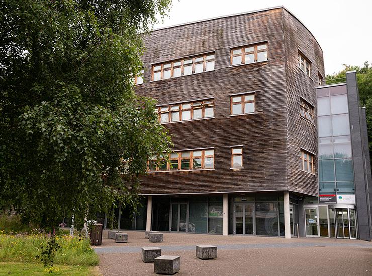 Entrance to UKCEH Bangor offices