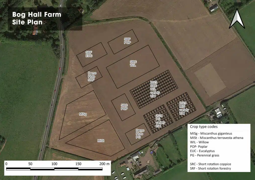 Boghall hub site plot location map