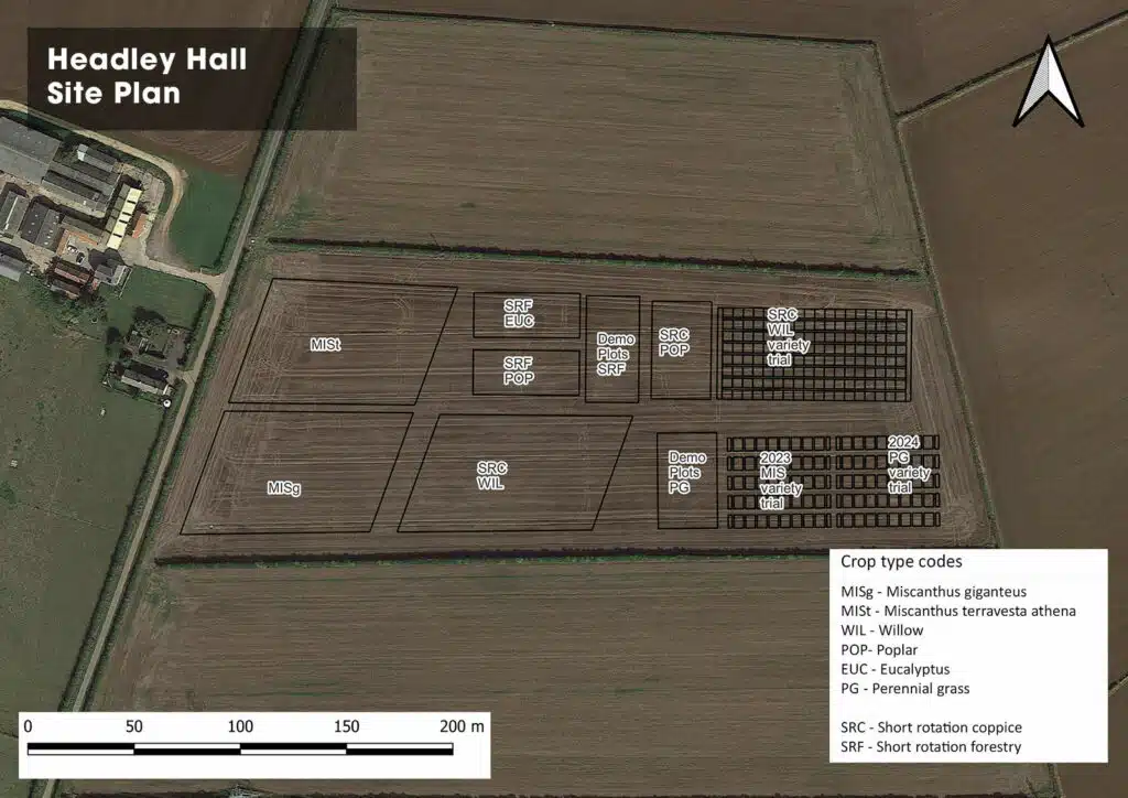 Headley Hall hub site plot locations map