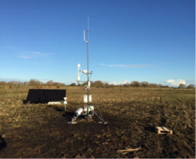 a greenhouse gas flux tower