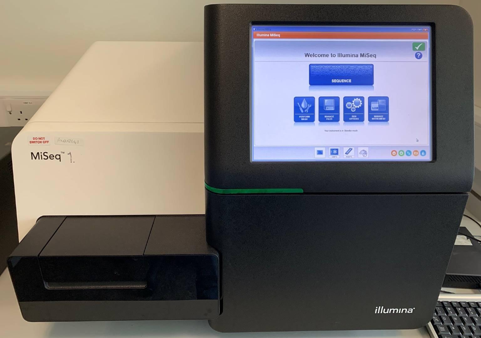 Illumina MiSeq machine for DNA sequencing