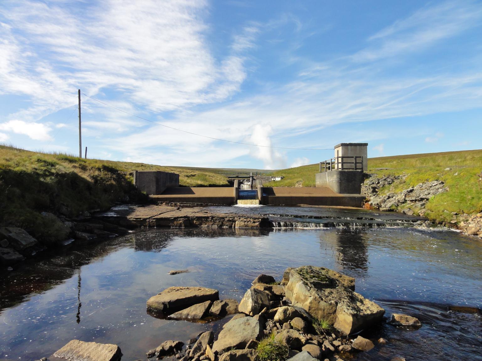 Trout Beck at Moor House gauging station