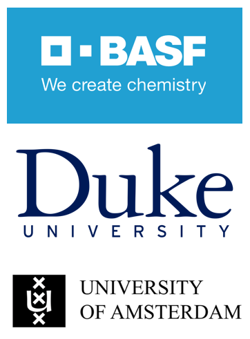 BASF, Duke University and University of Amsterdam logos