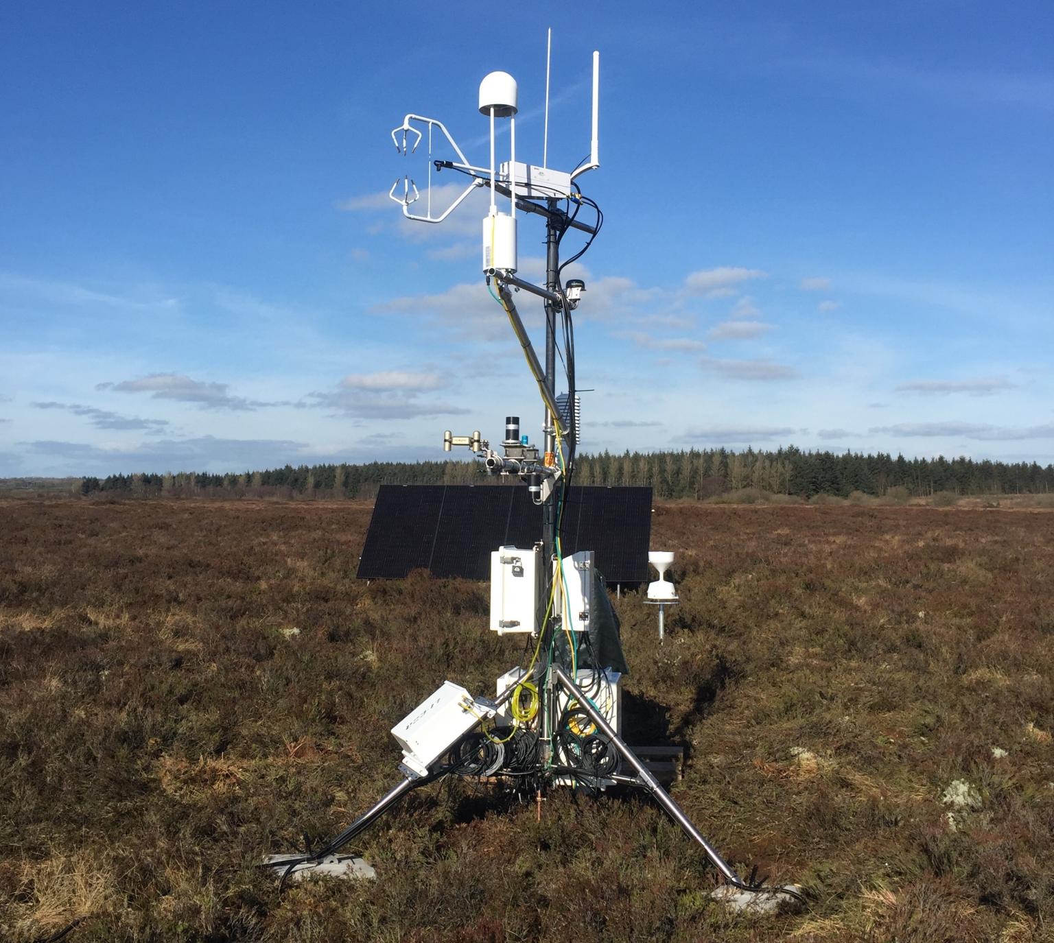 Flux measuring at Garry Bog  Photo: Alex Cumming