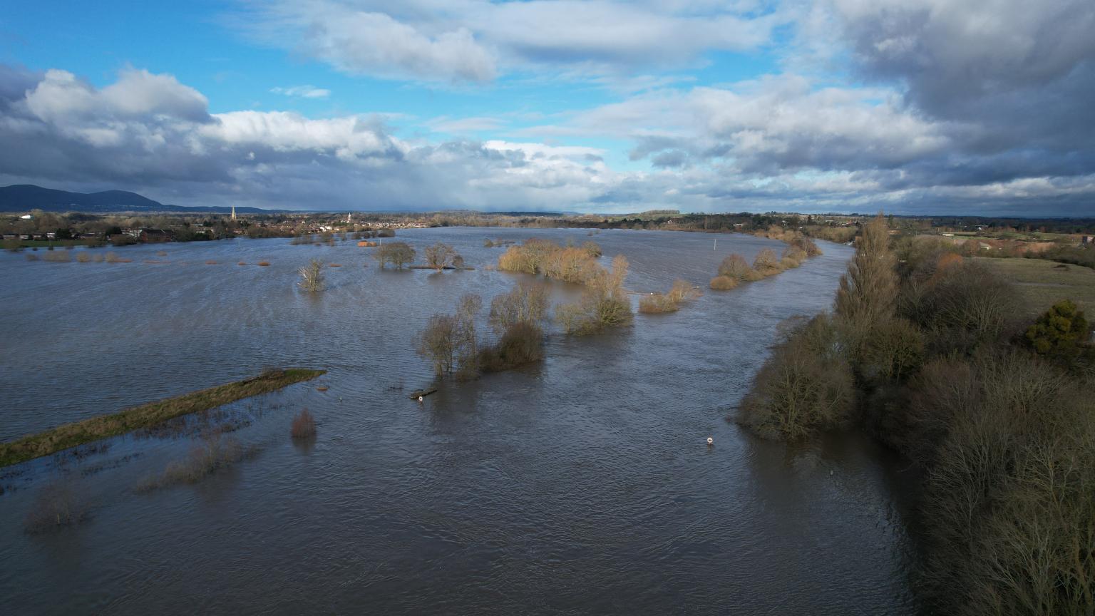 River Severn at Saxons Lode