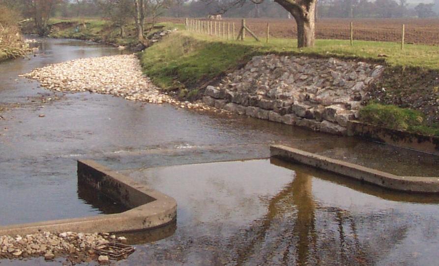 Gauging station at River Eden