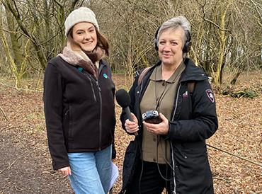 Alice Hope and Sue Nelson, presenters of Counting the Earth