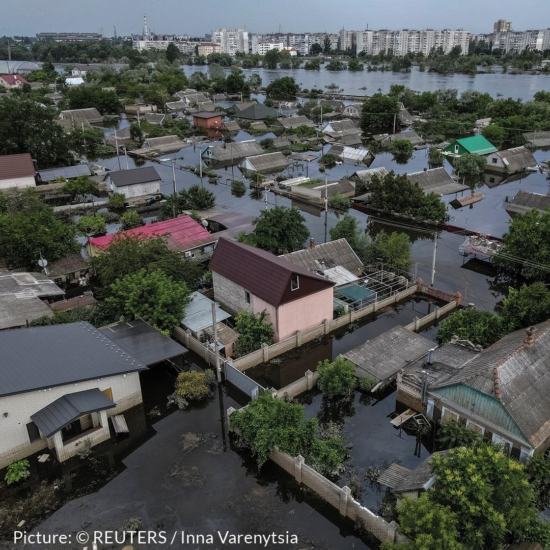 Kherson flooding. Photo; Reuters