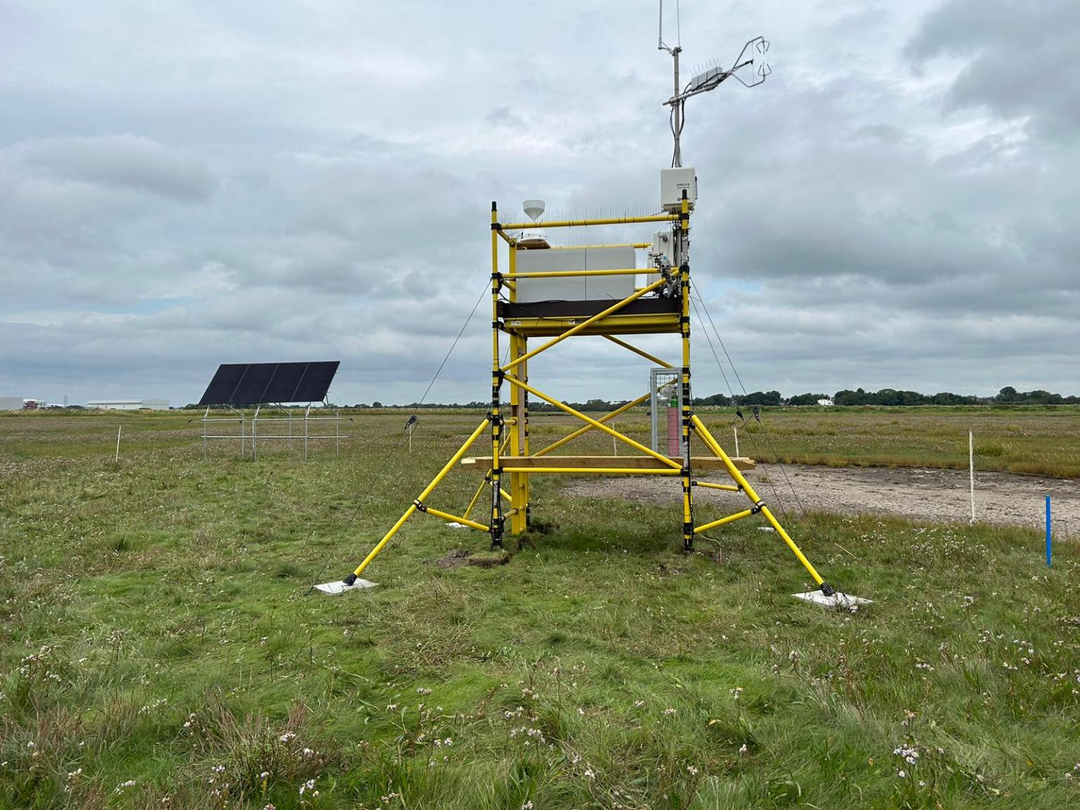 Flux tower, Ribble Estuary.