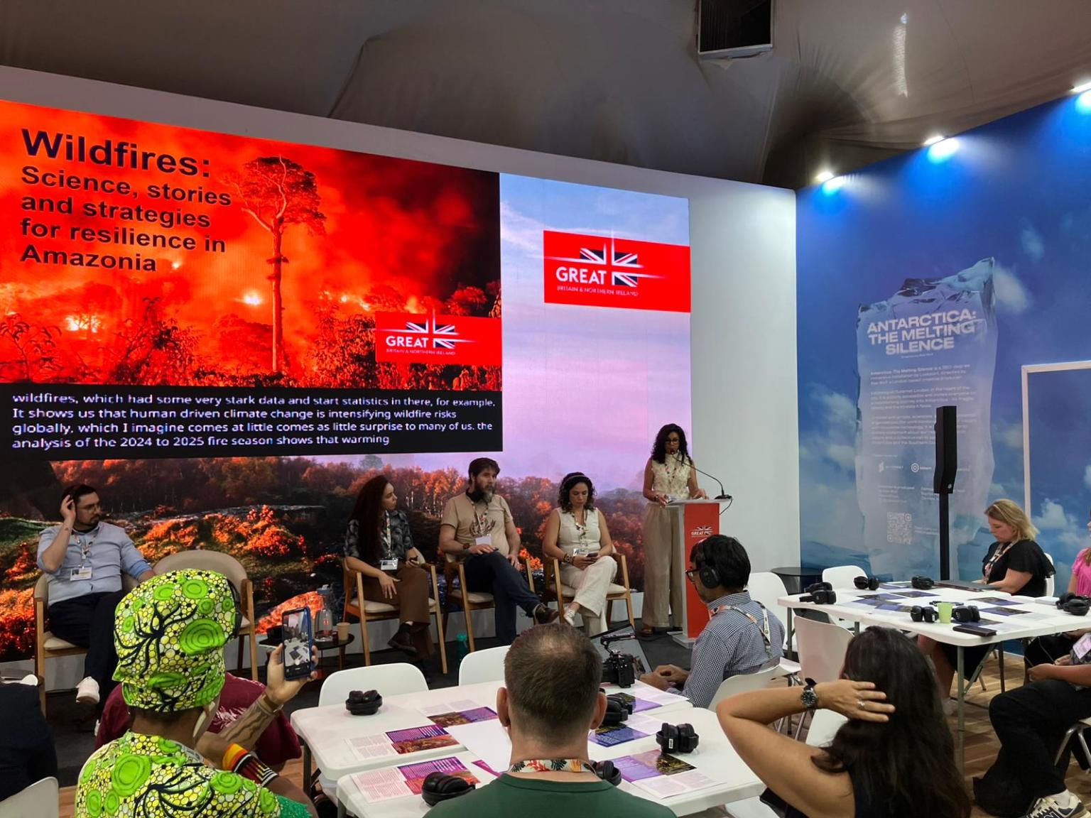 UKCEH-led side event on wildfires in Amazonia at COP30.