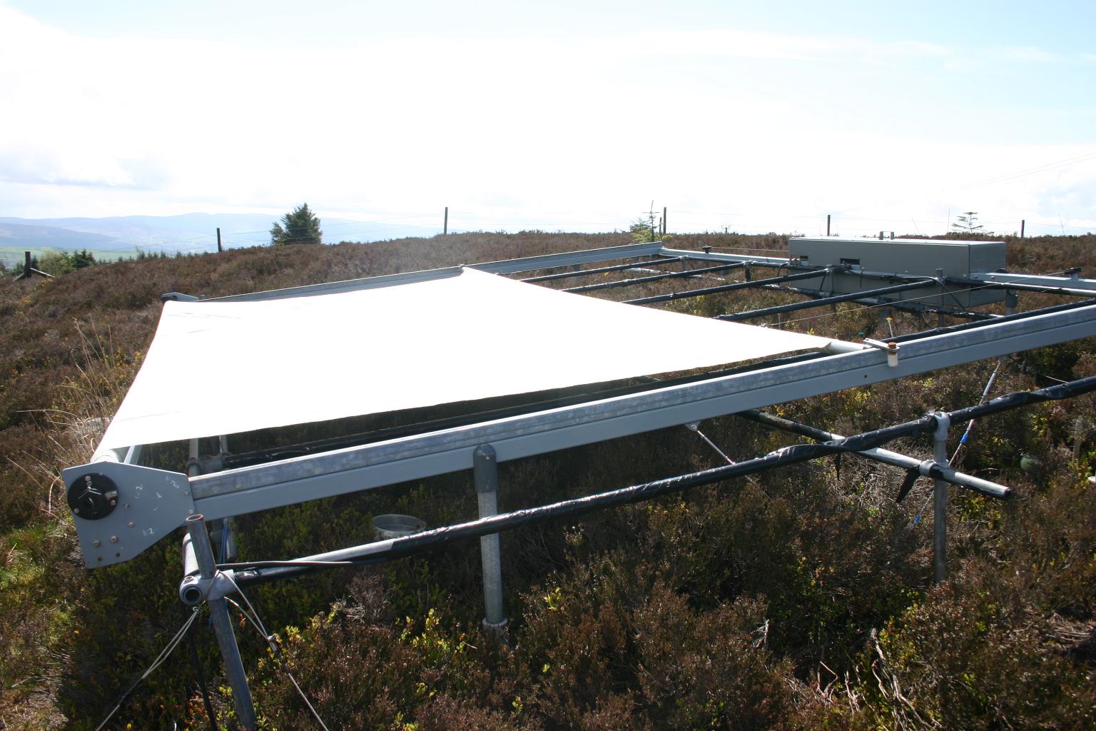 Roof covering heathland