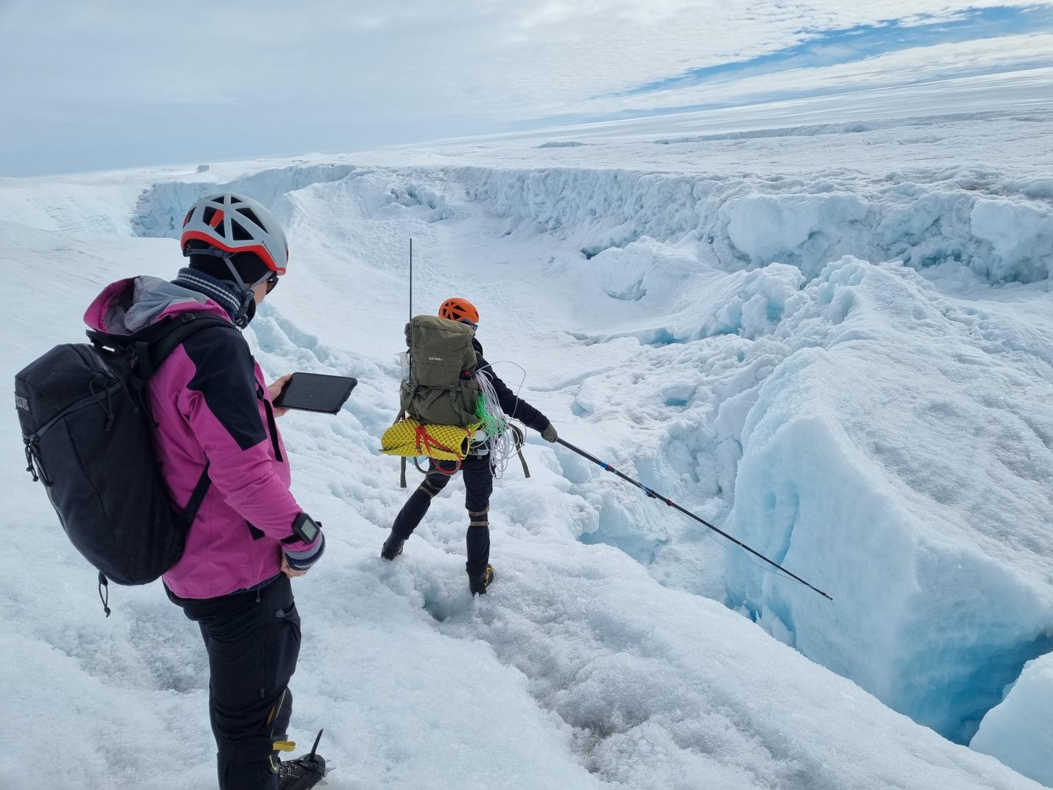 Measuring methane, Greenland. Photo: Jade Hatton.