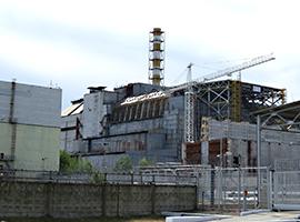 Reactor no 4 at Chernobyl