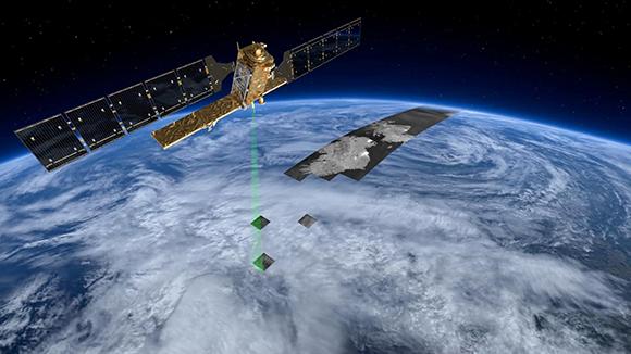 The Sentinel 1 radar satellite employs Synthetic Aperture Radar photo copyright European Space Agency