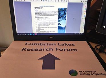 Arrow pointing to Cumbrian Lakes Research Forum