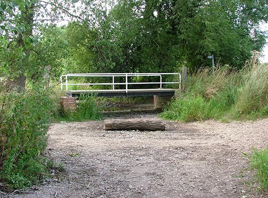 Dried stream bed (photo: Ned Hewitt)