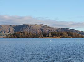 Loch Leven and Castle Island, photo by Laurence Carvalho