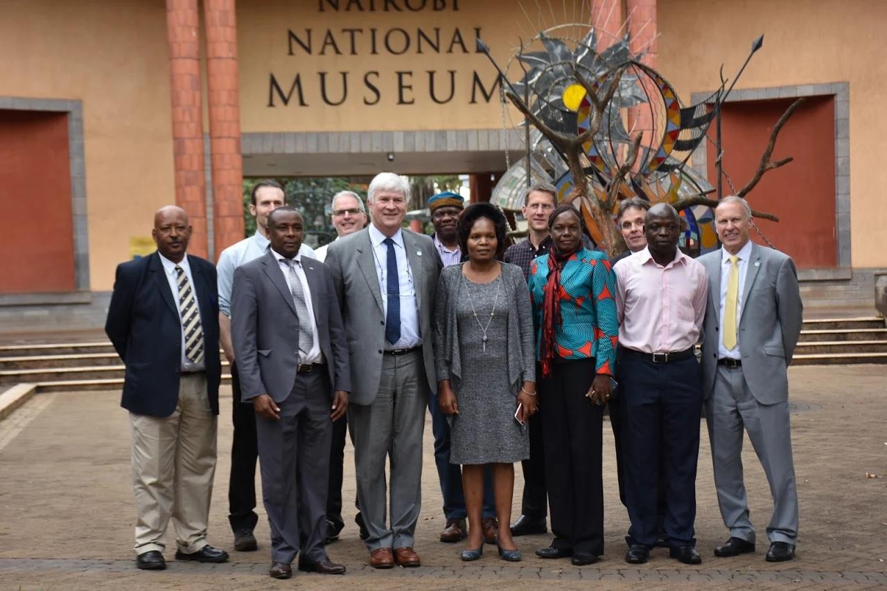 Representatives of CEH and the National Museums of Kenya