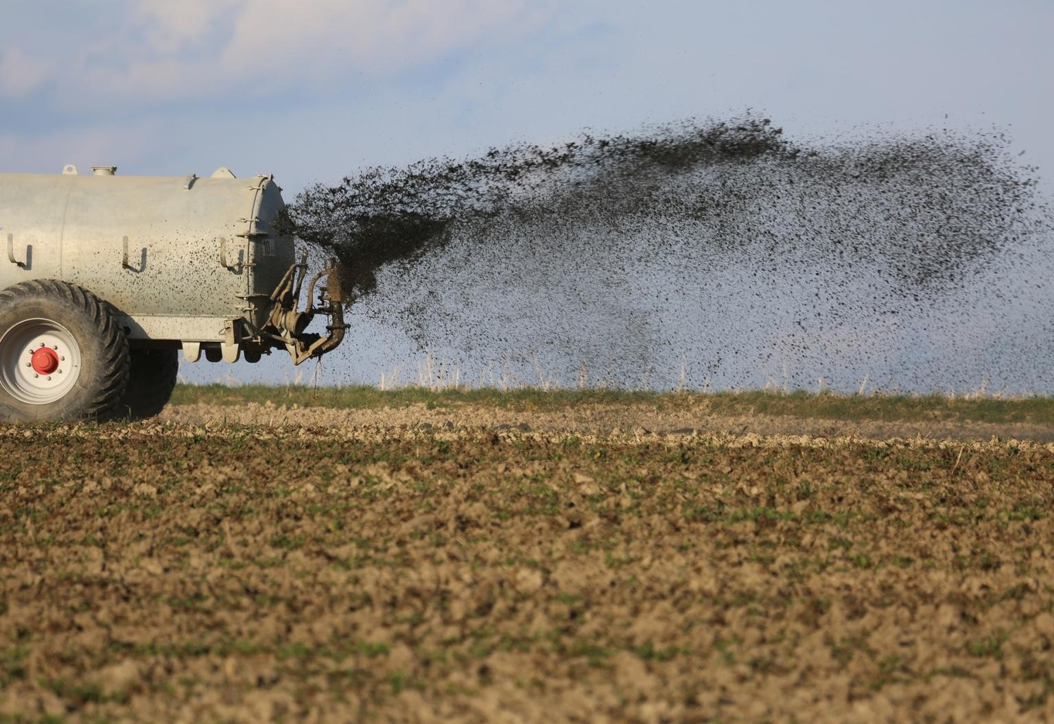 Slurry spreading