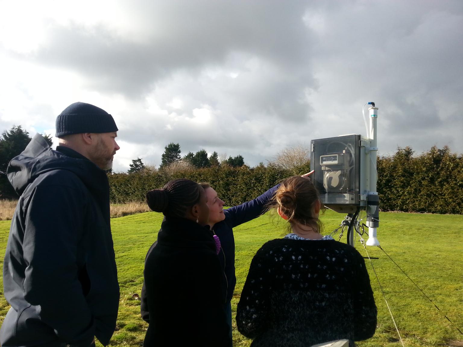 Colleagues inspecting a CEH DELTA system