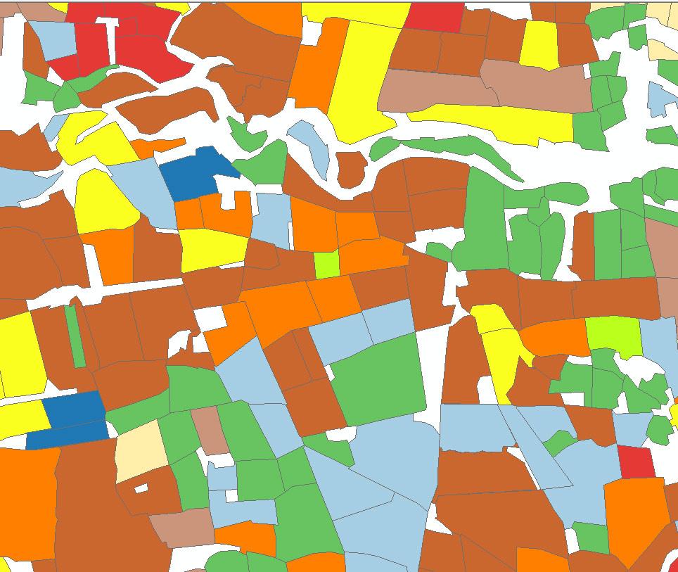 A sample of CEH Land Cover® plus: Crops data