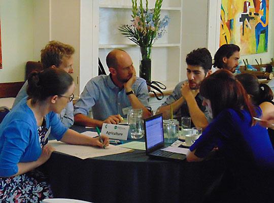 Participants at the bioenergy workshop in July 2018