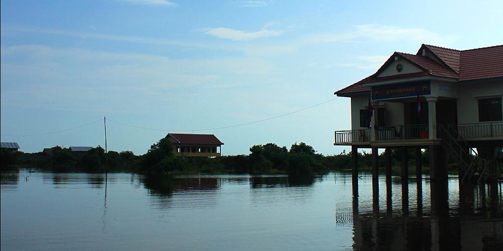 Tonle Sap lake in Cambodia