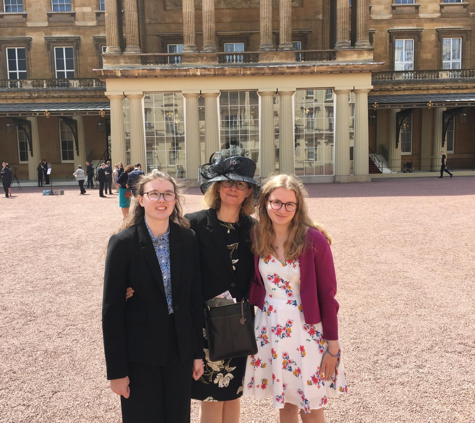 Professor Helen Roy at Buckingham Palace