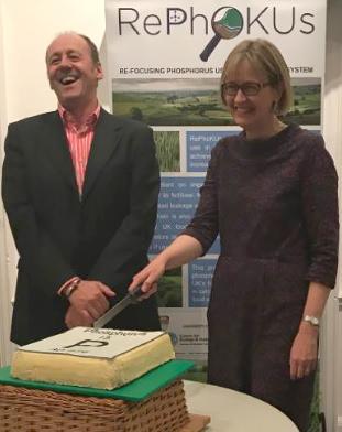 Birthday cake marks 350th anniversary of discovery of phosphorus  Picture: Anne Haygarth