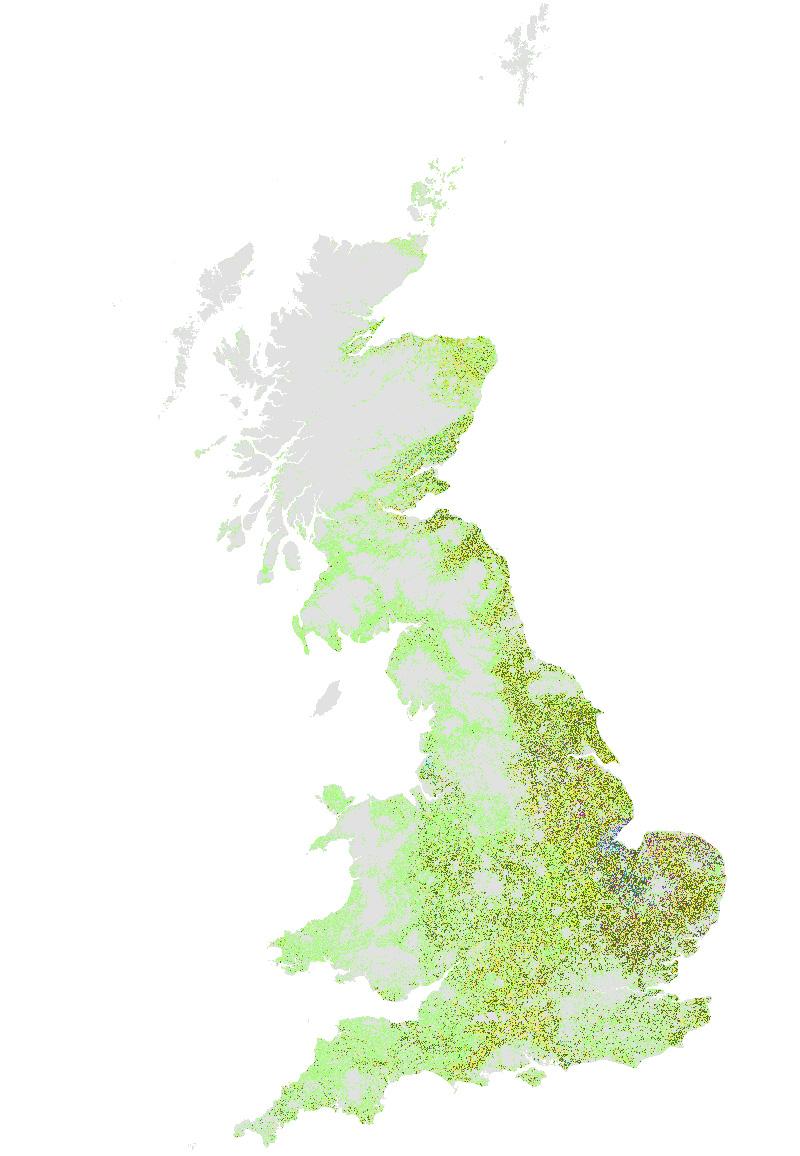 Great Britain image from UKCEH Land Cover plus Crop Map