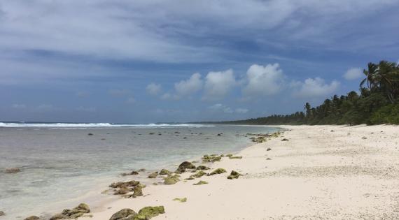 Shoreline on Diego Garcia Diego Garcia Shoreline