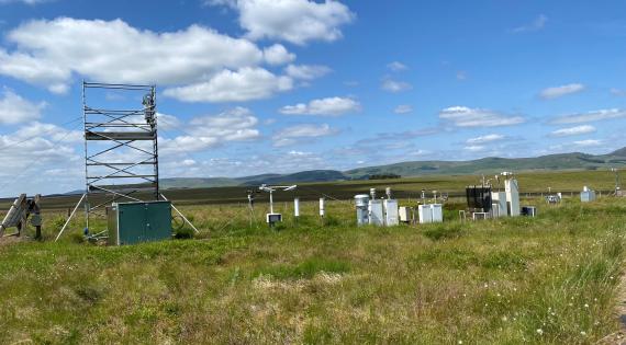 Monitoring site at Auchencorth Moss